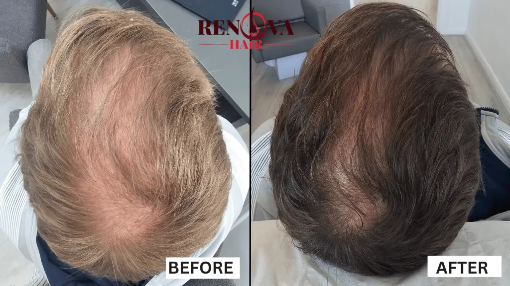 Hair Before and After Picture