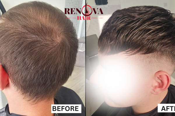 Hair System Before and After