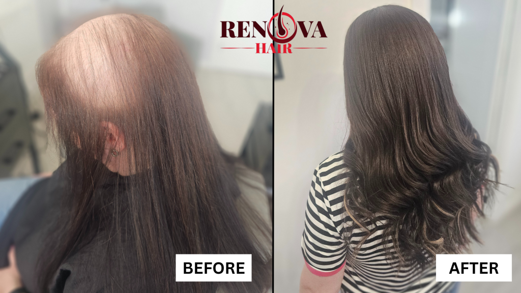Mesh Integration Before and After - Trichotillomania