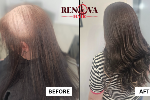 Mesh Integration Before and After - Trichotillomania