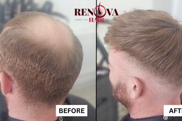 Hair System before and After